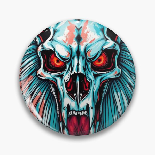 Item preview, Lion Skull With Punk Hair designed and sold by GOODLOOKING10.