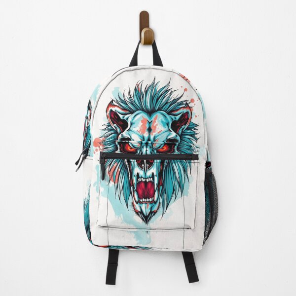 Item preview, Lion Skull With Punk Hair designed and sold by GOODLOOKING10.