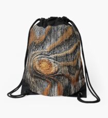Wood knots Drawstring Bag