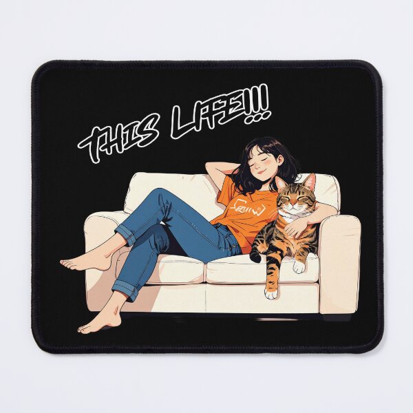 Item preview, This life, single with a cat designed and sold by LiskoDesign.