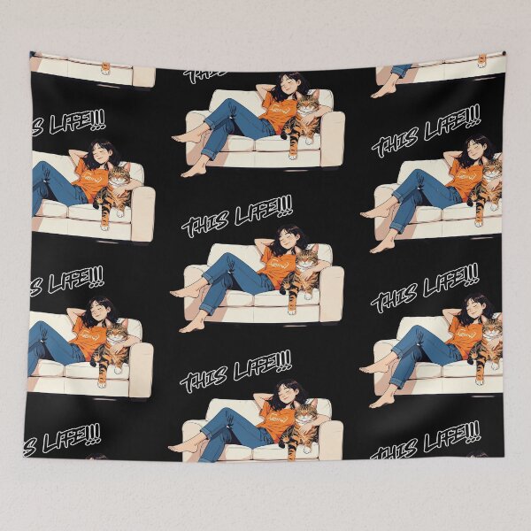 Item preview, This life, single with a cat designed and sold by LiskoDesign.