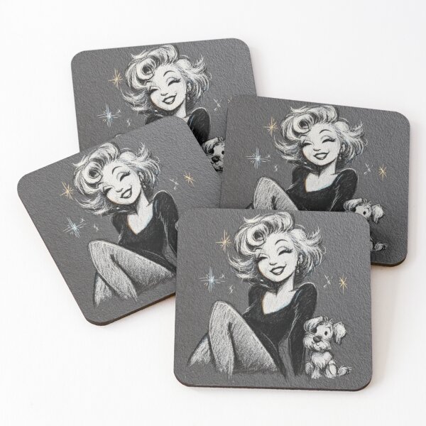 Item preview, Vintage Glam Muse Retro Starlet Sketch Chalk Glam Aesthetic Design designed and sold by ShaBooBooBeh.