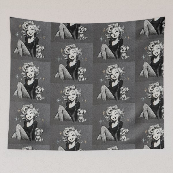 Item preview, Vintage Glam Muse Retro Starlet Sketch Chalk Glam Aesthetic Design designed and sold by ShaBooBooBeh.