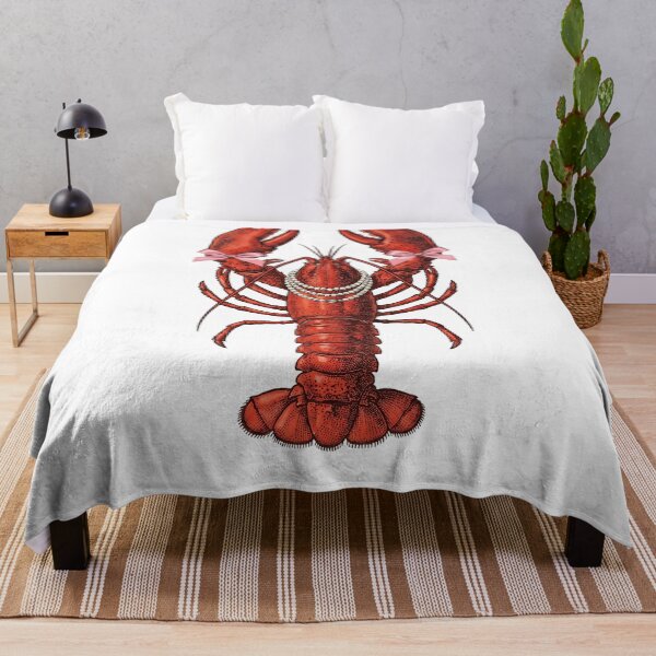 Item preview, Coquette Red Lobster With Bows And Pearls Vintage designed and sold by DigitalAnnaBanana.
