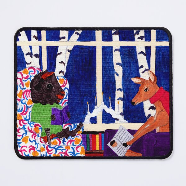 Item preview, Guinea Pigs and Books - Wisting and Hammer's Cozy Library designed and sold by Guinea Pigs and Books.