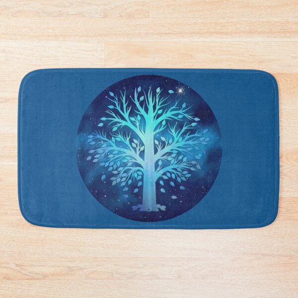 Item preview, Glowing Tree Life Galaxy Night Art designed and sold by 3DDesignSpot.