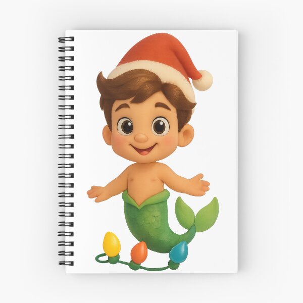 Item preview, Christmas Mermaid Boy designed and sold by Sillytoe.