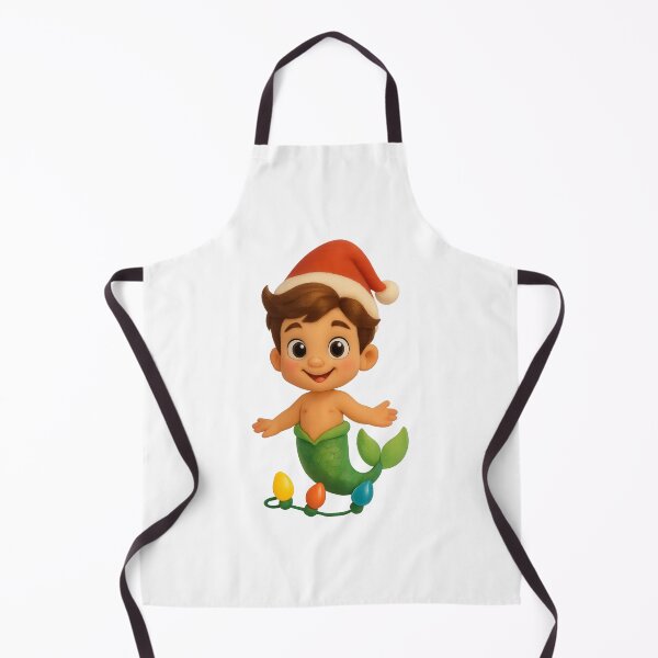 Item preview, Christmas Mermaid Boy designed and sold by Sillytoe.
