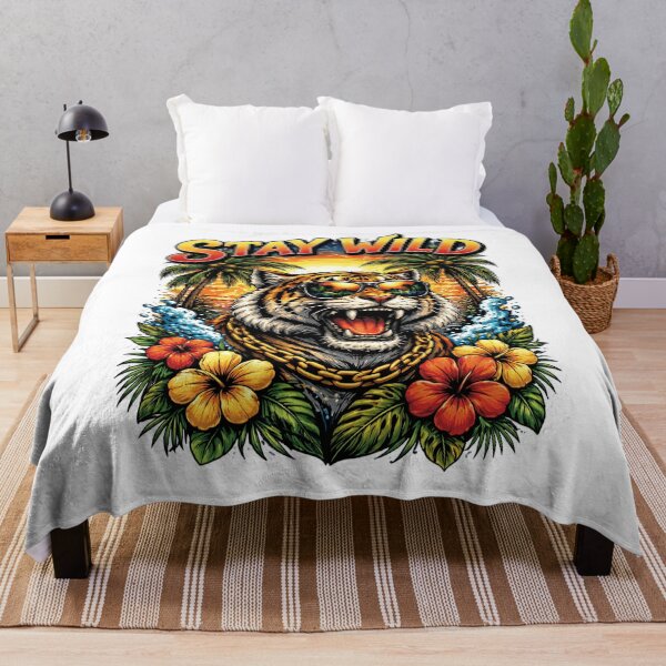 Item preview, Stay Wild Tiger - stay wild designed and sold by tuschollos.