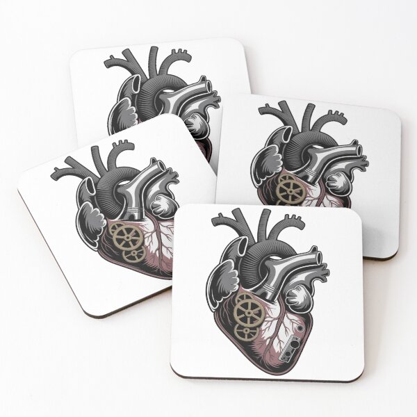Item preview, Steampunk Mechanical Heart - Cybernetic Anatomy Art designed and sold by Mr-wow.