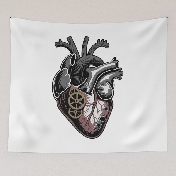Item preview, Steampunk Mechanical Heart - Cybernetic Anatomy Art designed and sold by Mr-wow.