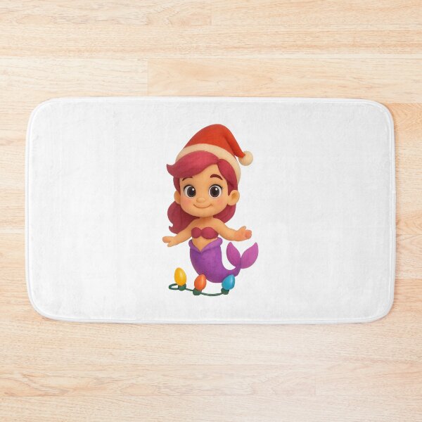 Item preview, Christmas Mermaid Girl designed and sold by Sillytoe.