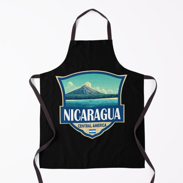 Item preview, Nicaragua Illustration Retro Badge designed and sold by KrisSidDesigns.