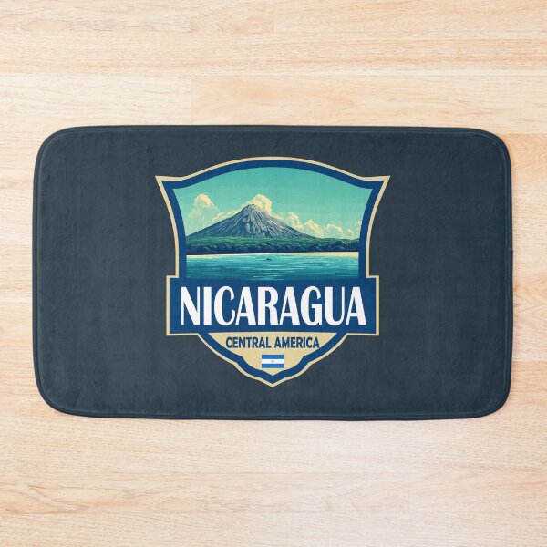 Item preview, Nicaragua Illustration Retro Badge designed and sold by KrisSidDesigns.
