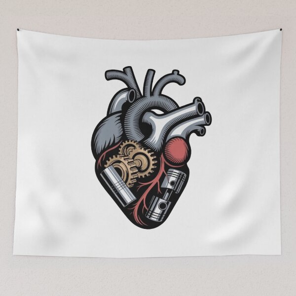 Item preview, Mechanical Engine Heart - Cybernetic Anatomy Art designed and sold by Mr-wow.