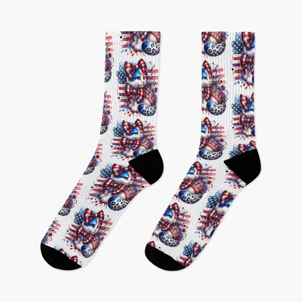 Item preview, Patriotic 4th of July USA Flag Cat - Proud American United States Kitty Art designed and sold by FuzionRaptor.