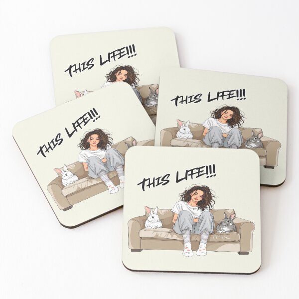 Item preview, This life, single with rabbits designed and sold by LiskoDesign.