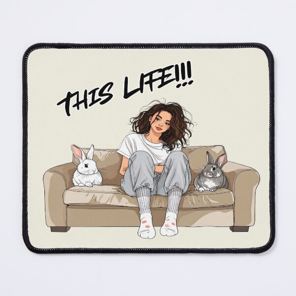 Item preview, This life, single with rabbits designed and sold by LiskoDesign.