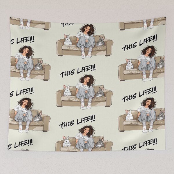 Item preview, This life, single with rabbits designed and sold by LiskoDesign.