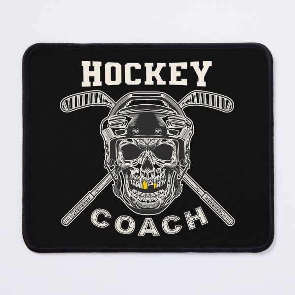 Item preview, Hockey Coach Skull And Crossed Sticks Team Leader designed and sold by Oaks Creations.