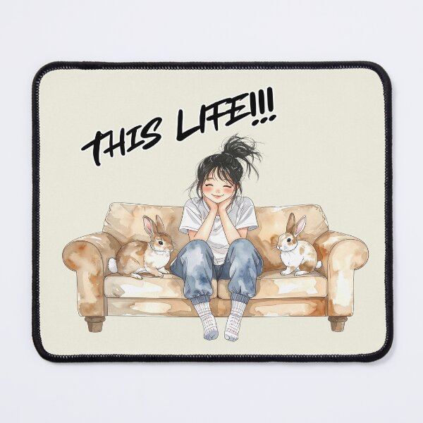 Item preview, This life, single with rabbits designed and sold by LiskoDesign.