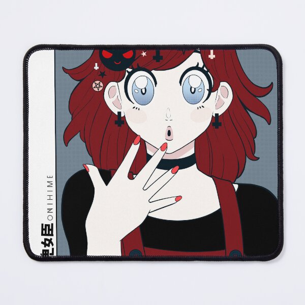 Item preview, [Onihime] Retro Anime Girl Print  designed and sold by WytchandCraft.
