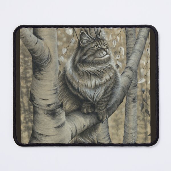 Item preview, Seer Forest Cat designed and sold by The Wandering Muse.