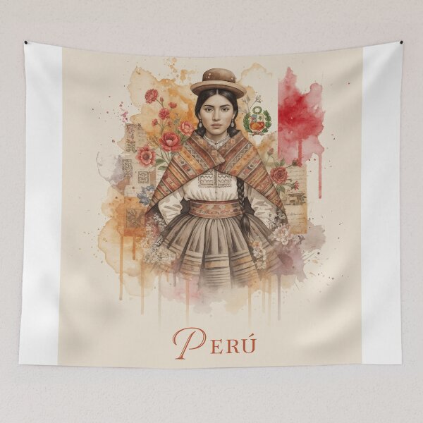 Item preview, Perú – Heritage in Bloom designed and sold by ForeverPrintsOK.