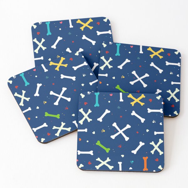 Item preview, Cute puppy print pattern paws and bones designed and sold by Robobonez.