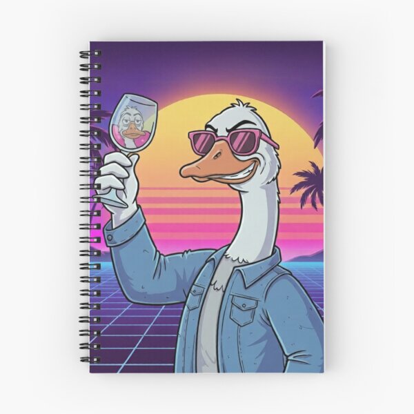 Item preview, In Vino Veritas Retro Wine Goose Art designed and sold by crazygoose30.