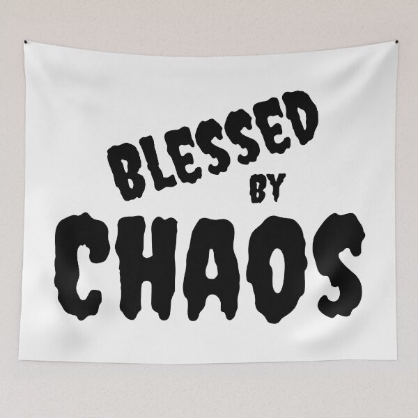 Item preview, Blessed By Chaos Gothic Blackletter Typography Design designed and sold by NeutronDesign.