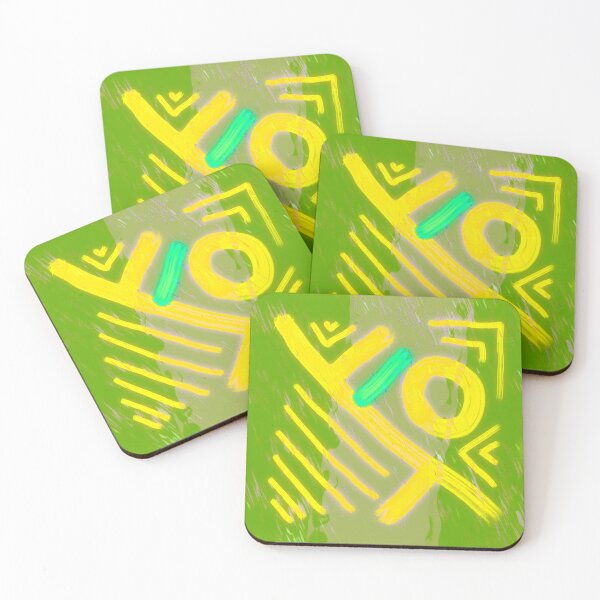 Item preview, Vector Pulse in Yellow & Green designed and sold by Getrealdesigns.