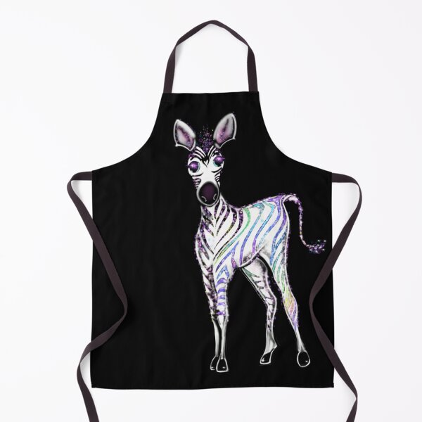 Item preview, Cute Zebra , Sparkling zebra , glittery zebra , colorful rainbow zebra , fun Zebra illustration designed and sold by hollycooper.