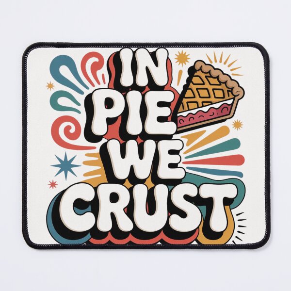 Item preview, In Pie We Crust Funny Baking Pun Patriotic Dessert Humor Art designed and sold by MagicSD Designs.