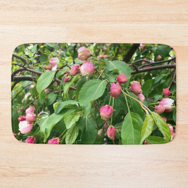 Item preview, Pink flowering tree blossoms, budding tree, cherry tree, crabapple tree  designed and sold by hollycooper.