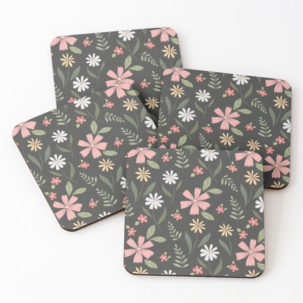 Item preview, Isla Floral - Iron Ore designed and sold by Willow & Grace Designs.