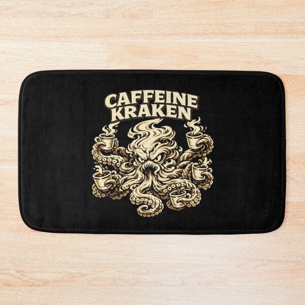 Item preview, Caffeine Kraken – Powerful Coffee Monster designed and sold by SidTastic .