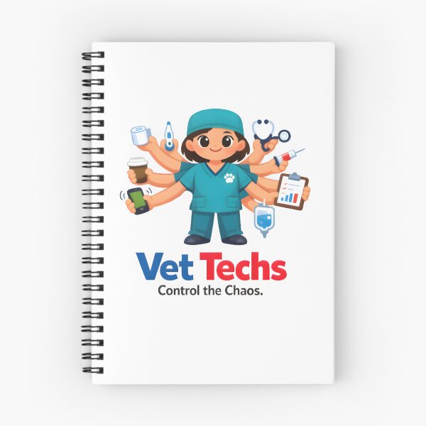Item preview, Vet Techs Control the Chaos – Cute Veterinary Technician Multi-Tasking Design designed and sold by Bettybee00.