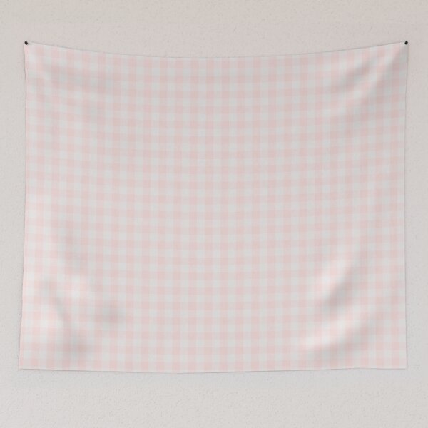 Item preview, Isla Gingham - pink designed and sold by Willow & Grace Designs.