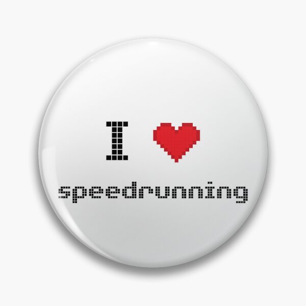 Item preview, Pixel Heart “I Love Speedrunning” Gaming Graphic designed and sold by PHRASEandSTYLE.