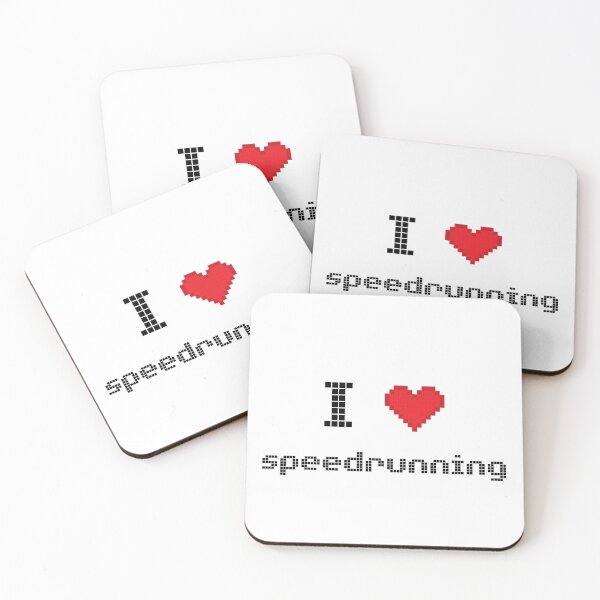 Item preview, Pixel Heart “I Love Speedrunning” Gaming Graphic designed and sold by PHRASEandSTYLE.
