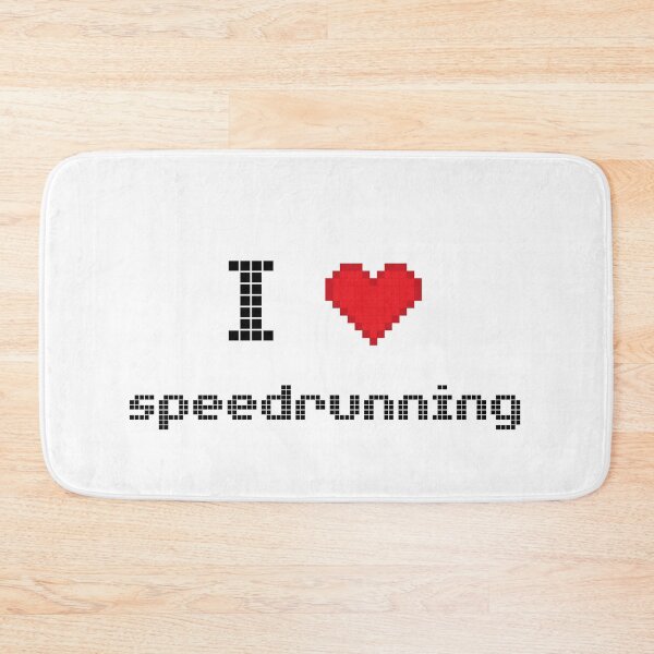 Item preview, Pixel Heart “I Love Speedrunning” Gaming Graphic designed and sold by PHRASEandSTYLE.