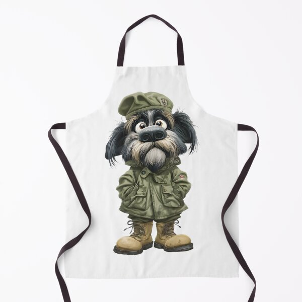 Item preview, Funny Military Dog designed and sold by Retro Whimsy.