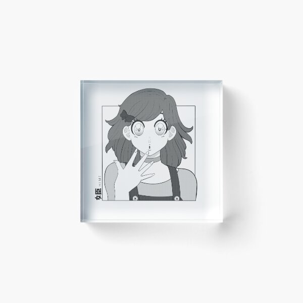 Item preview, [Hime] Retro Anime Girl Print  designed and sold by WytchandCraft.