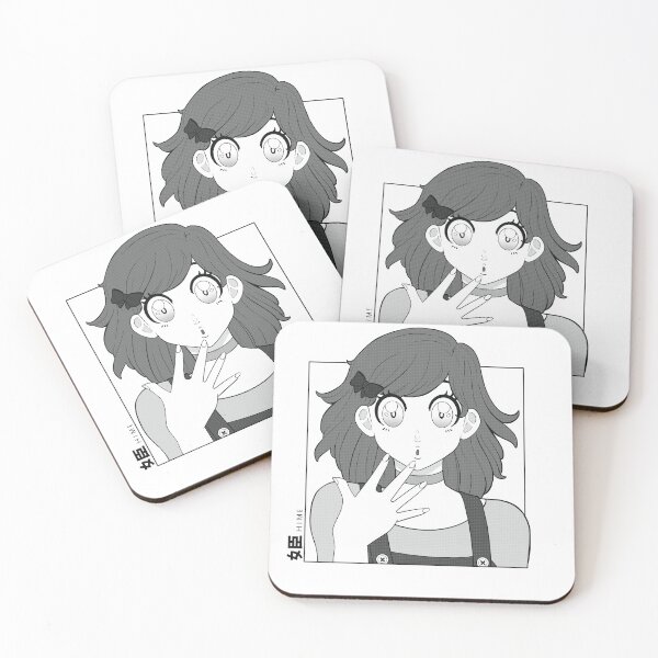 Item preview, [Hime] Retro Anime Girl Print  designed and sold by WytchandCraft.