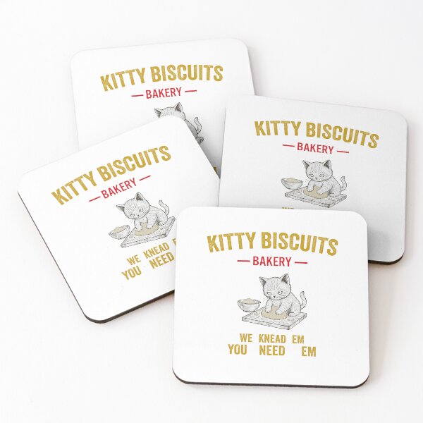 Item preview, Kitty Biscuits Bakery - We Knead Em You Need Em designed and sold by PrintAtelier.