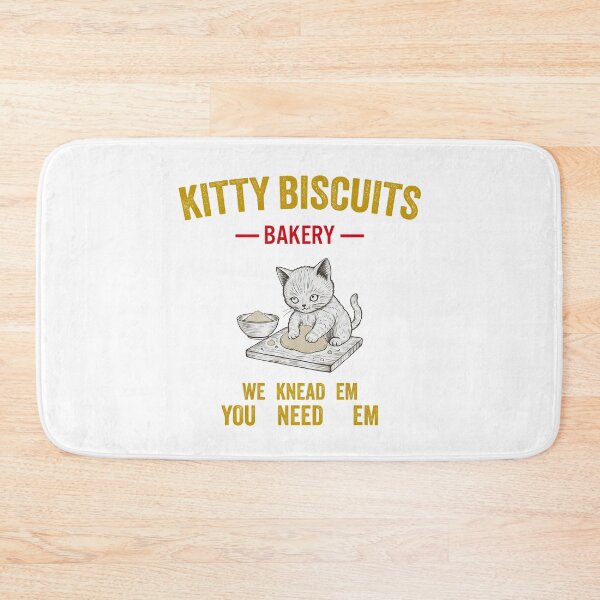 Item preview, Kitty Biscuits Bakery - We Knead Em You Need Em designed and sold by PrintAtelier.