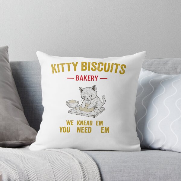 Item preview, Kitty Biscuits Bakery - We Knead Em You Need Em designed and sold by PrintAtelier.