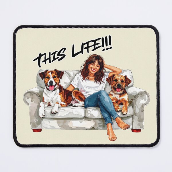 Item preview, This life, single with dogs designed and sold by LiskoDesign.
