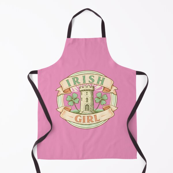 Item preview, Irish Girl – Vintage Irish Heritage Badge Design designed and sold by CottonFirst.